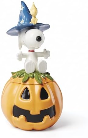 Lenox Peanuts Great Pumpkin Halloween Covered Candy Jar