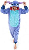 Funziez! Slim Fit Adult Onesie - Animal Costume - Plush Unisex Halloween One Piece Cosplay Suit for Women and Men
