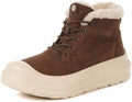 Eagsouni Womens Snow Boots Suede Leather Winter Shoes