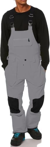 Men's Waterproof Insulated Snow Bib Overalls Ski Pants Snowboard