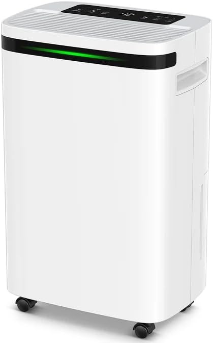 VEAGASO 4000 sq.ft Dehumidifiers for Basement, MAX 58 Pint Smart Compressor Dehumidifier with Drain Hose, Intelligent Humidistat, Dry Clothes, 24HR Timer, for Home, Large Room, Bathroom, Bedroom