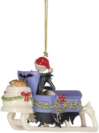 Lenox Jack Skellington Sledding Ornament
