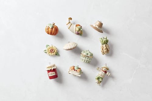 Lenox 879308 Autumn Favorites 10-Piece Ornament Set