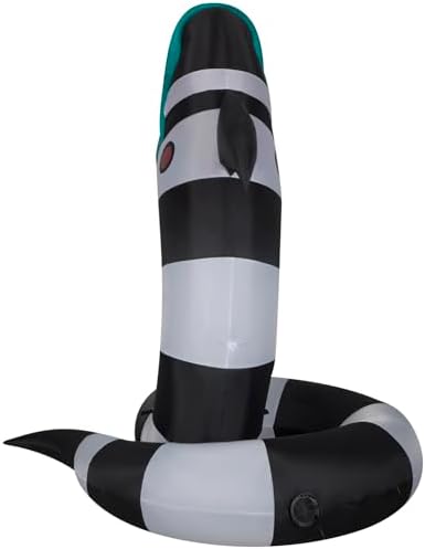 Beetlejuice Sandworm 6ft Inflatable Halloween Decoration | Airblown Yard Decoration with LEDs