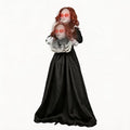 TW SHINE 5.3FT Halloween Animatronics Standing Maid Decorations Outdoor