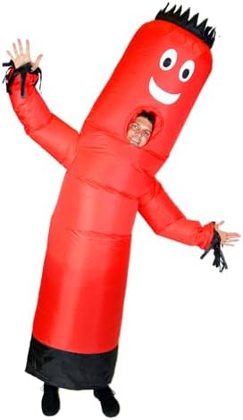 LookOurWay Inflatable Tube Man Costume - Wacky Wavy Arm Guy Funny Inflatable Halloween Costume