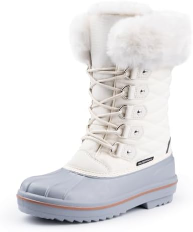 FREE SOLDIER Women's Winter Snow Boots Waterproof Shell