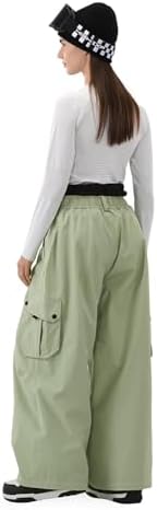 Mens Womens Snowbaord Pants 3L Baggy Snow Ski Pants