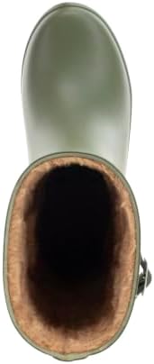 Chooka Women's Delridge Waterproof Mid Faux Fur Lined Pull-On Rain Boot