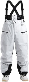 GSOU SNOW Mens Womens Snowboard Pants-Baggy Ski Snow Bibs