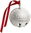 Wallace 2026 Silver-Plated Sleigh Bell Ornament 56th Edition - Penguins and Presents Annual Collectible Holiday Bell with Gift Box