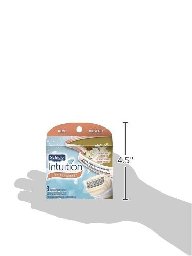 Schick Intuition Lemon Renewing Moisture Women Razor Refill Cartridges, New Version 2022 (Lemon 12 Count (4Pack))