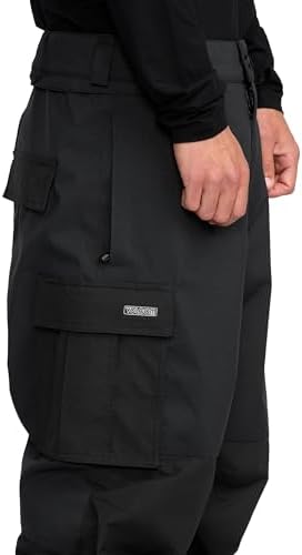 Volcom Men's Nwrk Baggy Snowboard Pant – 10k Waterproof Breathable 2-layer