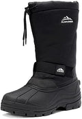 ALEADER Men's Winter Waterproof Insulated Shell Warm Inner Comfortable Outdoor Snow Boots