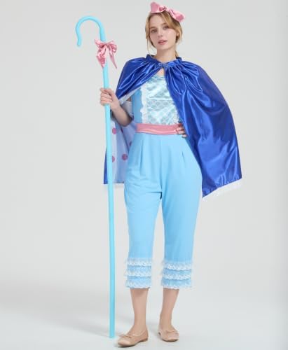 KaKaxi Group Halloween Costumes for Women 2026, Blue Jumpsuit Outfit
