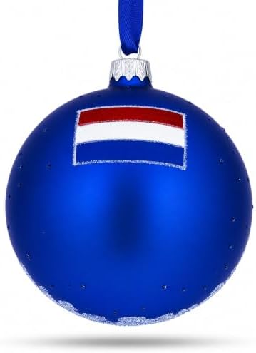 Rijksmuseum, Amsterdam, Netherlands Glass Ball Christmas Ornament 4 Inches