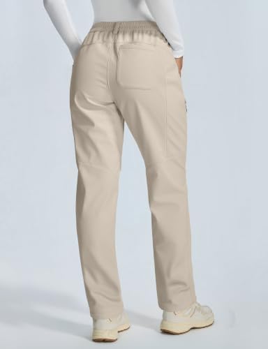 baleaf Women’s Winter Softshell Pants Fleece Lined Snow Pants