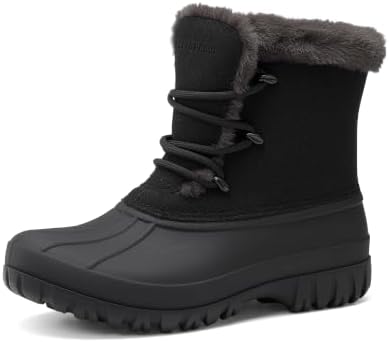 DREAM PAIRS Women's Winter Duck Snow Boots