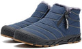 Jakcuz Women Snow Boots Water-resistant Side Zipper