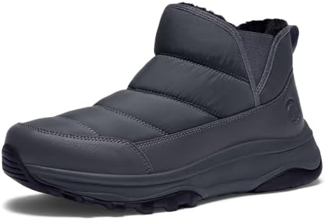 Coostar Snow Boots for Men Waterproof Winter Boots with Arch Support Lightweight Outdoor Casual Boot