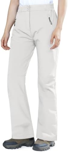 Outdoor Ventures Fleece Lined Waterproof Pants Women Ski Snow Hiking Warm