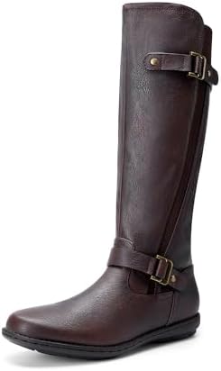 DREAM PAIRS Women's Faux Fur-Lined Knee High Winter Boots Fall Tall Boots