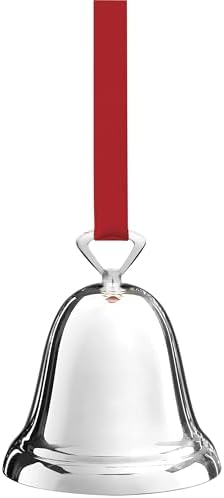 Reed & Barton 329/1 Ringing In The Season Classic Silverplate Bell, Christmas Ornament