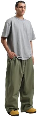 GSOU SNOW Mens Womens Snow Pants Baggy Snowboard Ski Pants 15K Waterproof