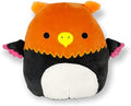 SQUISHMALLOWS KellyToy 12 inch (30cm) - Exclusive Neon Blacklight Collection - Myrna The Neon Orange Griffin