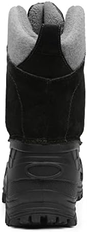 NORTIV 8 Men's Insulated Waterproof Winter Snow Boots TERREY