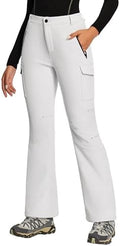 Snow Ski Pants Women Softshell Insulated Fleece Lined Pants Women