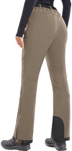 Heathyoga Snow Ski Pants Women Waterproof Softshell Insulated Winter Pants