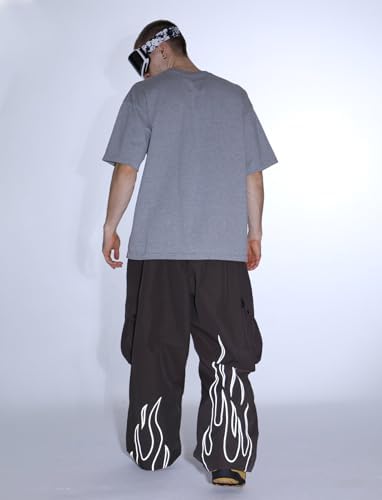 GSOU SNOW Mens Womens Baggy Snow Pants Snowboard Ski Pants Waterproof