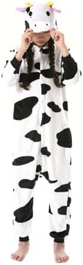 SimZoo Kids Animal Onesie Pajamas Halloween Costumes Cosplay 4-13Y