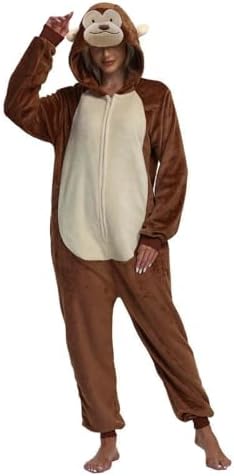 Adult Onesie Pajamas Animal One Piece Costume Halloween Cosplay for Women Men