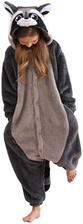 One Piece Pajamas Animal Kids Onesie, Animal Pajamas Halloween Cosplay Costume for Girls Boys
