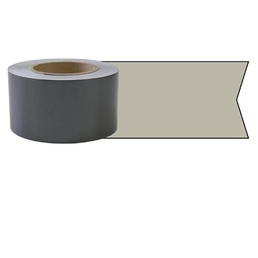 Universal/TFX 2" x 50' Solid Pinstripe Automotive Pinstriping Tape for Cars, Trucks, suvs, and More (095 Dove/Medium Gray)