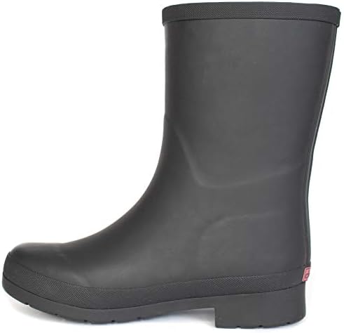 Chooka Women's Delridge Waterproof Mid Faux Fur Lined Pull-On Rain Boot