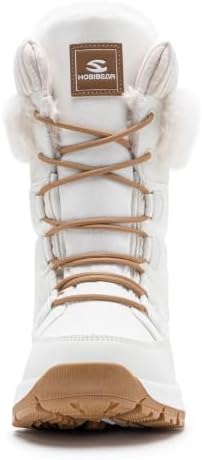 HOBIBEAR Women's Winter Snow Boots Waterproof Warm Mid Calf Lightweight