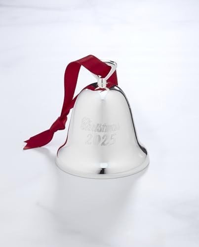 Reed & Barton 2025 Annual Christmas Bell Silverplate Hanging Ornament