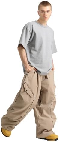 GSOU SNOW Mens Womens Baggy Ski Pants Snowboard Pants