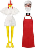 Liitrsh 10 Pcs Chicken Couple Costume for Adults