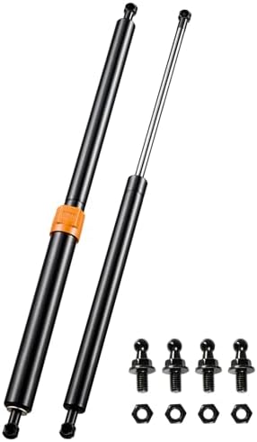Gas Struts 20 inch with Safety Lock 150 Lbs 668N Shock for Lift lid, Food Truck Window, RV Bed Lift Kit, DIY Heavy Duty Cabinet Lid, Boat/Floor/Hatch Travel Traile Door (150-210 lbs)