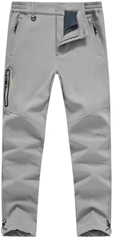 Rdruko Men's Snow Pants Waterproof Ski Pants Insulated Trousers