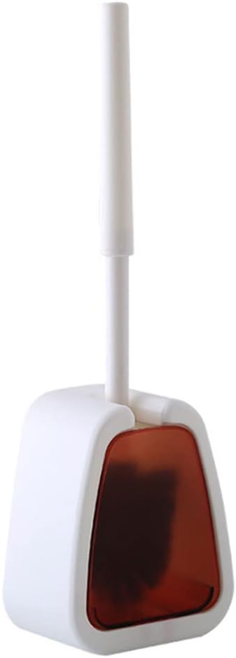Toilet Cleaner Brush Toilet Brush and Holder, Toilet Bowl Cleaner Brush with Durable Scrubbing Bristles Toilet Brush Holder for Bathroom Brush for Bathroom(B) (B)