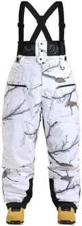 Mens Womens Baggy Snowboard Bibs Waterproof Insulated Ski Pants