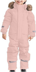 YRAETENM Snow Suit for Kids Boys Girls One Piece Snowsuit Girls and Boys Waterproof Insulated Winter Jumpsuit Coveralls