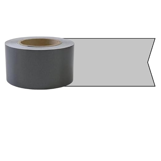 Universal/TFX 2" x 50' Solid Pinstripe Automotive Pinstriping Tape for Cars, Trucks, suvs, and More (064 Silver Metallic)