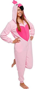 Funziez! Slim Fit Adult Onesie - Animal Costume - Plush Unisex Halloween One Piece Cosplay Suit for Women and Men