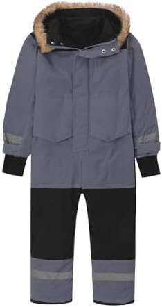 YRAETENM Snow Suit for Kids Boys Girls One Piece Snowsuit Girls and Boys Waterproof Insulated Winter Jumpsuit Coveralls